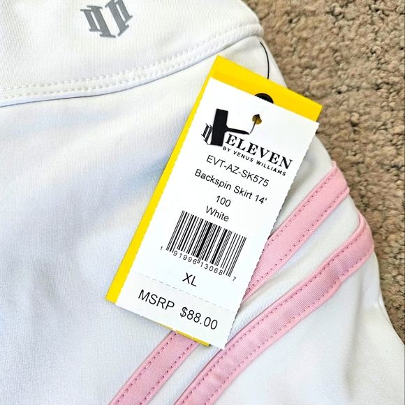 EleVen by Venus Williams Women's Backspin Tennis Skirt 14' XL - Picture 6 of 7